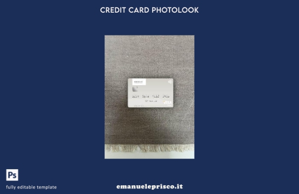 modello frontale photolook per carta di debito Visa Liechtenstein Valartis Bank 